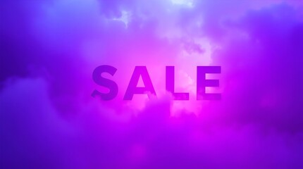customizable sale typography with open text space on a dynamic dark layout