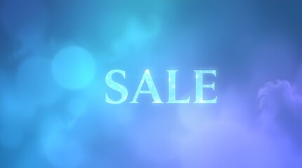 sophisticated sale text with placeholder space on a deep hued background for marketing