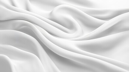 Obraz premium A close up of a white fabric with folds