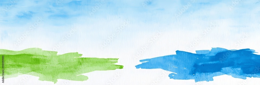 Poster a textured abstract background featuring shades of green and blue, with a gradient transitioning fro