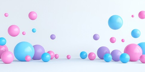 Collection of abstract geometric 3D rendered shapes, trendy and playful isolated design elements.