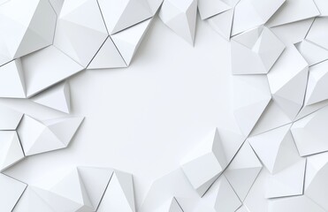 Transparent background with a triangle pattern, geometric design.