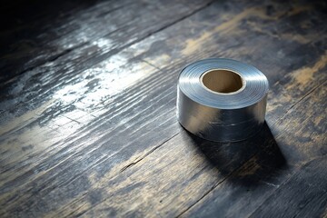 Durable Gray Armored Duct Tape on Minimalistic Table