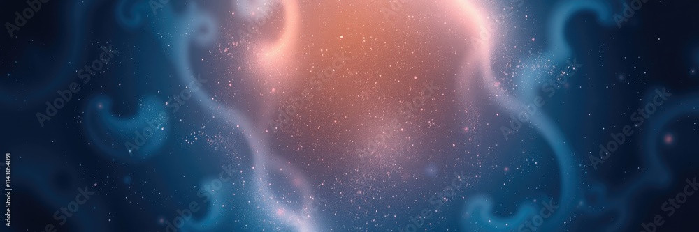 Poster layers of vibrant colors swirl and flow in a captivating cosmic backdrop, giving a sense of otherwor