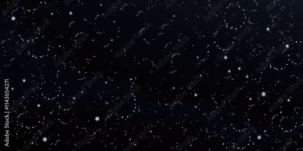 Poster countless stars twinkle in the night sky, creating a mesmerizing tapestry of light against the deep 