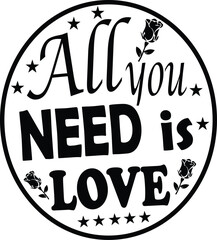 A simple Valentine day typography design, modern, illustration, vector, abstract, print, T-shirt, design.