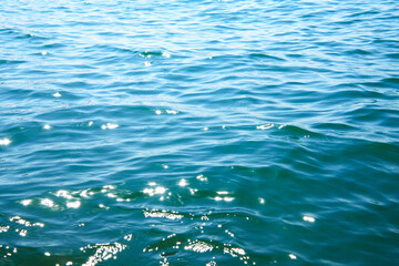 Blue sea water background texture