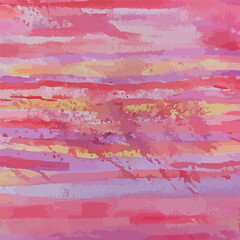 watercolour gradient yellow red and pink