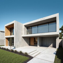 Innovative 3d printed concrete home construction utilizing advanced cnc technology for modern living wood concrete design wood design concrete architecture wall floor modern