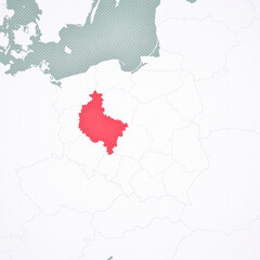 Map of Poland - Greater Poland