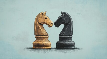 Chess-themed background featuring king and queen pieces arranged on a board, symbolizing leadership and decision-making strategies