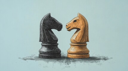 Chess-themed background featuring king and queen pieces arranged on a board, symbolizing leadership and decision-making strategies