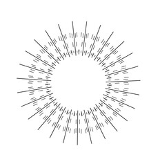 Obraz premium abstract background made of circles on white