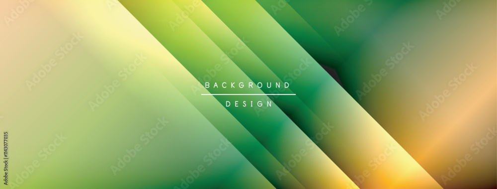 Poster colorful gradient with lines made of shadow and light. creative background