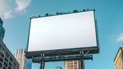  Mockup of an empty billboard in Times Square, New York City