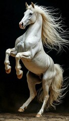 white horse © smk