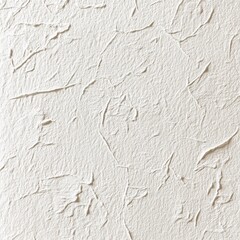 Obraz premium Textured white plaster wall with abstract patterns