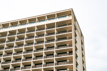 A simple yet modern architectural building. Timeless design with minimalist details.