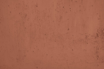 Mocha Mousse toned colour grunge decorative wall background. Art rough stylized texture banner trendy color 2025. Grunge brown color texture