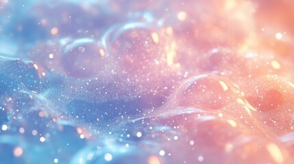 Dreamy galaxy-themed background with soft pastels and sparkling stars, creating a sense of wonder