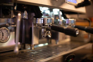 The coffee machine is professional.