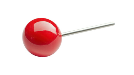 Red location pin, transparent background