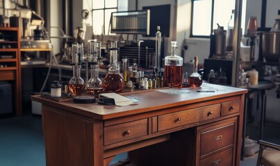 A laboratory experimental desk