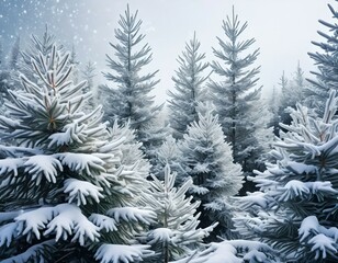 Obraz premium Winter background
