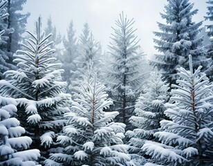 Obraz premium Winter background