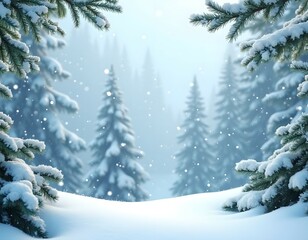 Christmas card with space for wishes