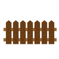 Cartoon wooden fence vector, garden or farm palisade, gates or balustrade with pickets.