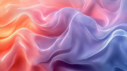 Obraz premium Fluid patterns create a stunning abstract background in soft pastel colors