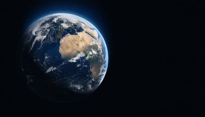 Earth from space, a breathtaking view of our planet.