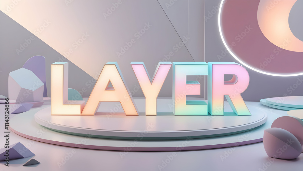 Aufkleber pastel-colored 