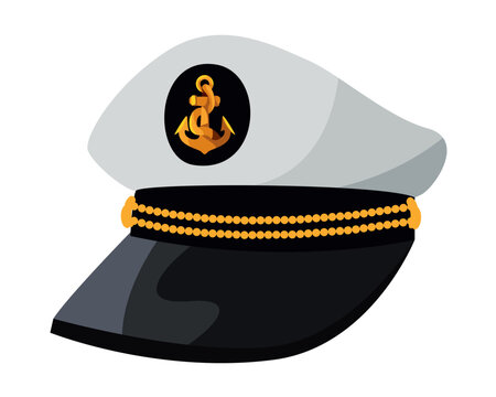 navy cap with anchor