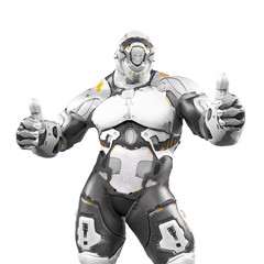 future soldier is okay on white background