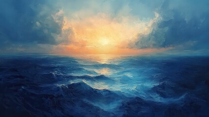 Ocean horizon