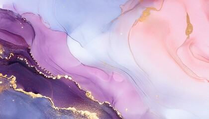 エレガントな抽象的テクスチャアート（紫）