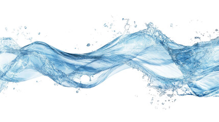 Water splash, transparent background