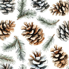Fototapeta premium pattern with cones