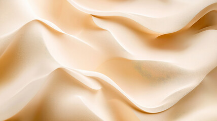 Obraz premium Abstract sand dune patterns with subtle beige gradients and gentle textures, evoking a serene desert vacation feel that is calming and relaxing.