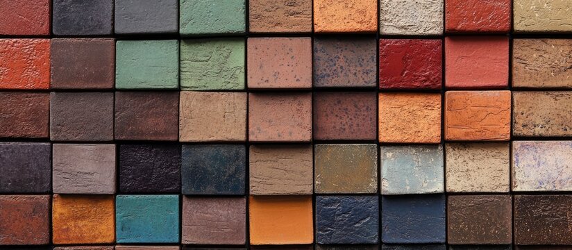 Colorful clinker tiles in diverse styles for enhancing building facades and architectural decoration in home improvement projects
