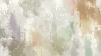 In a serene sky, pastel clouds drift with soft, flowing textures, imbued with gentle hues.