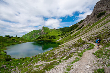 Wanderung vom Vilsalpsee auf die Landsberger H&uuml;tte