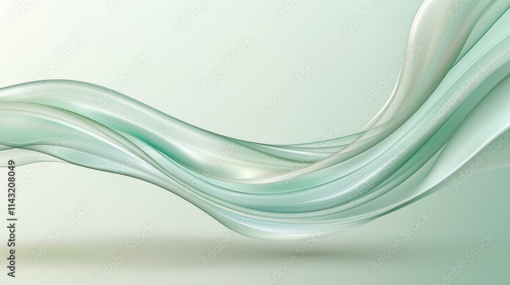 Aufkleber immerse in the elegance of fluid lines and a soft gradient that harmonizes perfectly with a sleek gl