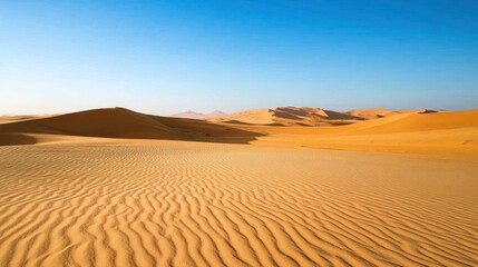 Golden Sands of the Sahara: A Desert Landscape