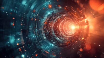 Digital Vortex: A Journey Through Cyberspace