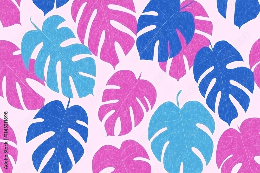 Poster seamless pattern with feathers