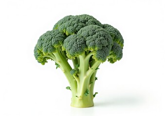 broccoli on a white background