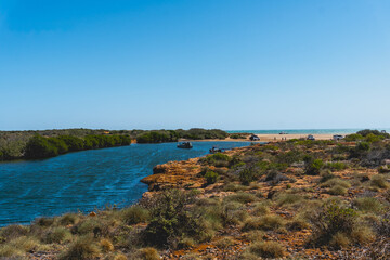 Yardie Creek in Cape Range National Park in western Australia